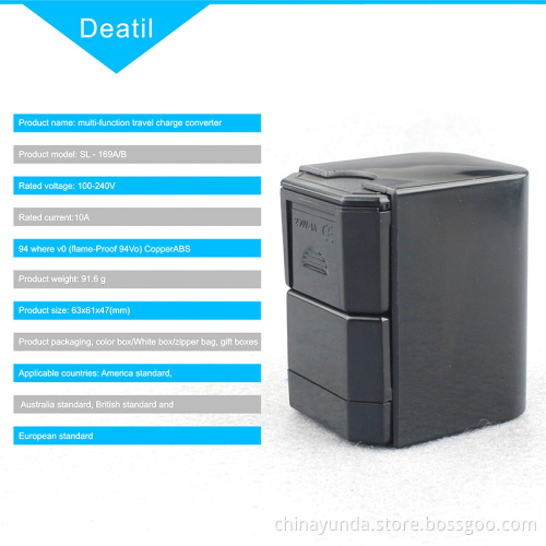 New Product Universal Travel Adapter UK/EU/US Plug Available